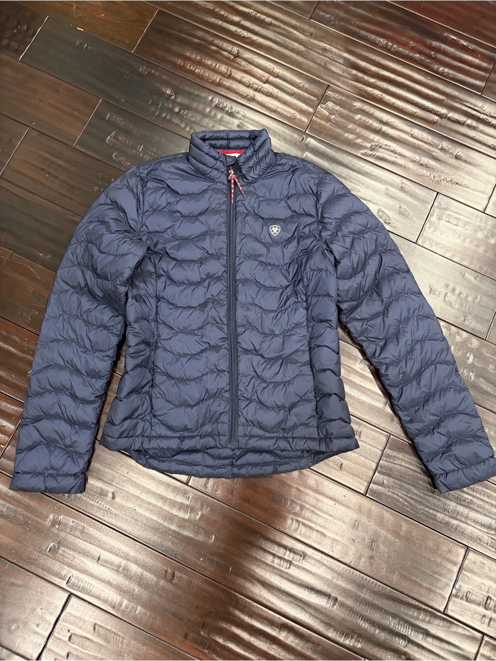 Ariat Navy Lightweight Quilted Packable Jacket